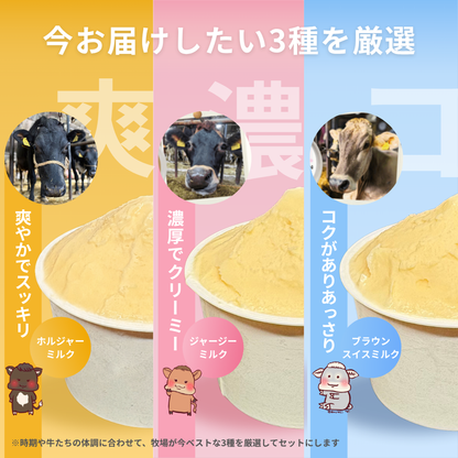 1頭のミルクを丸ごと味わうアイスクリーム（6個セット）